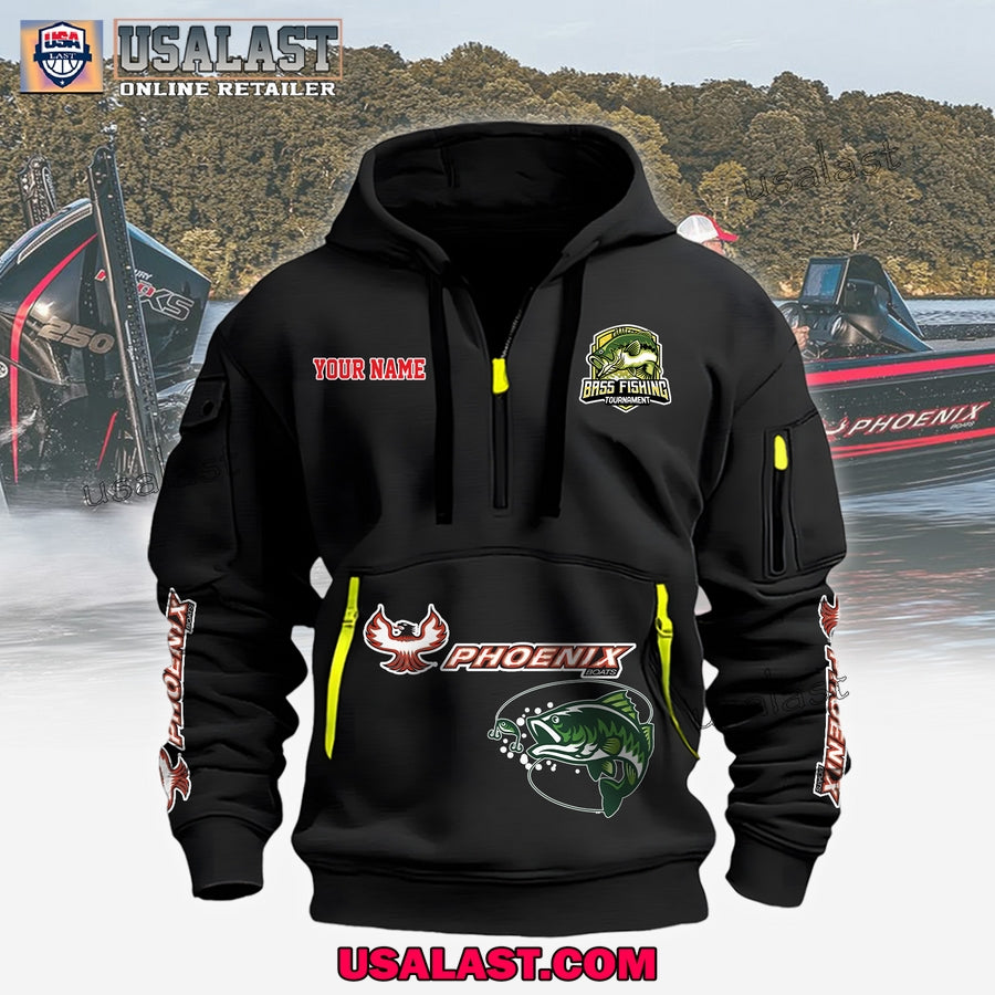 Phoenix Boats Fishing Custom Name Heavy Hoodie