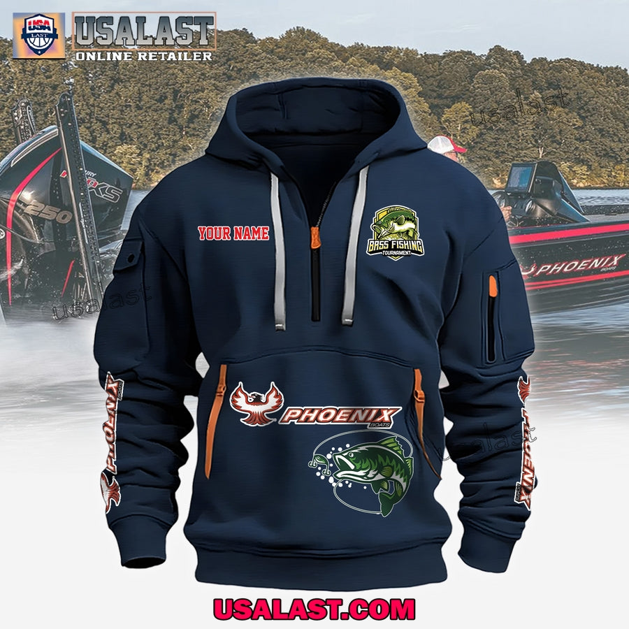 Phoenix Boats Fishing Custom Name Heavy Hoodie