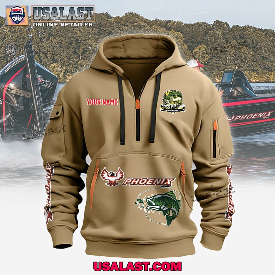 Phoenix Boats Fishing Custom Name Heavy Hoodie
