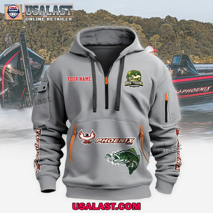 Phoenix Boats Fishing Custom Name Heavy Hoodie