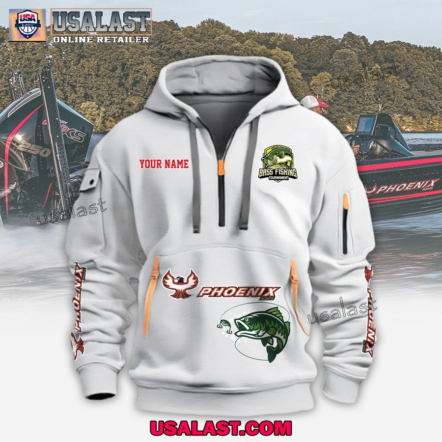 Phoenix Boats Fishing Custom Name Heavy Hoodie