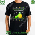 Pickleball Item Christmas Black t Shirt