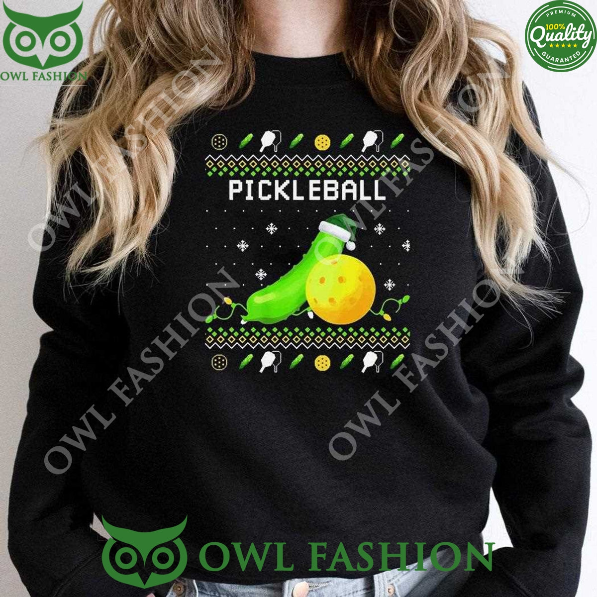 Pickleball Item Christmas Black t Shirt