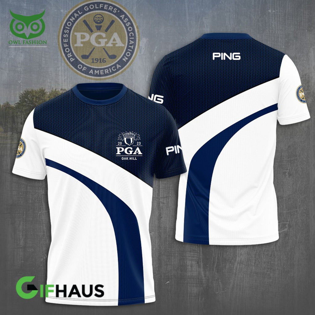 Ping Golf Championship PGA 3D Polo Hawaiian Tshirt