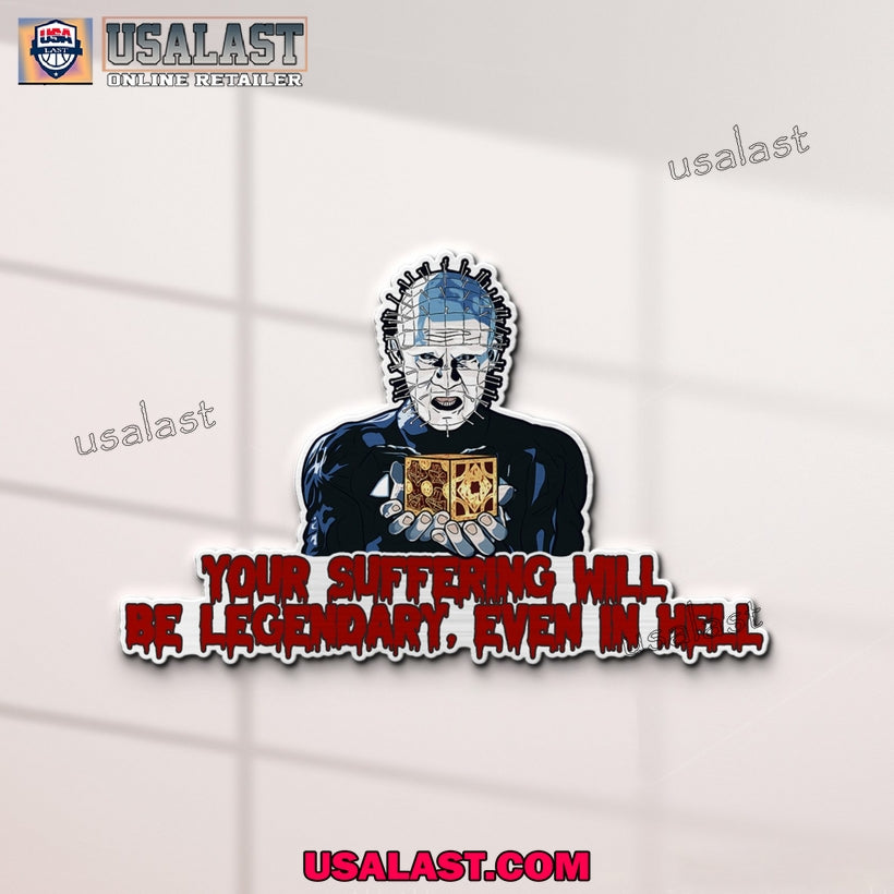 Pinhead Edition Halloween Car Emblem Sticker