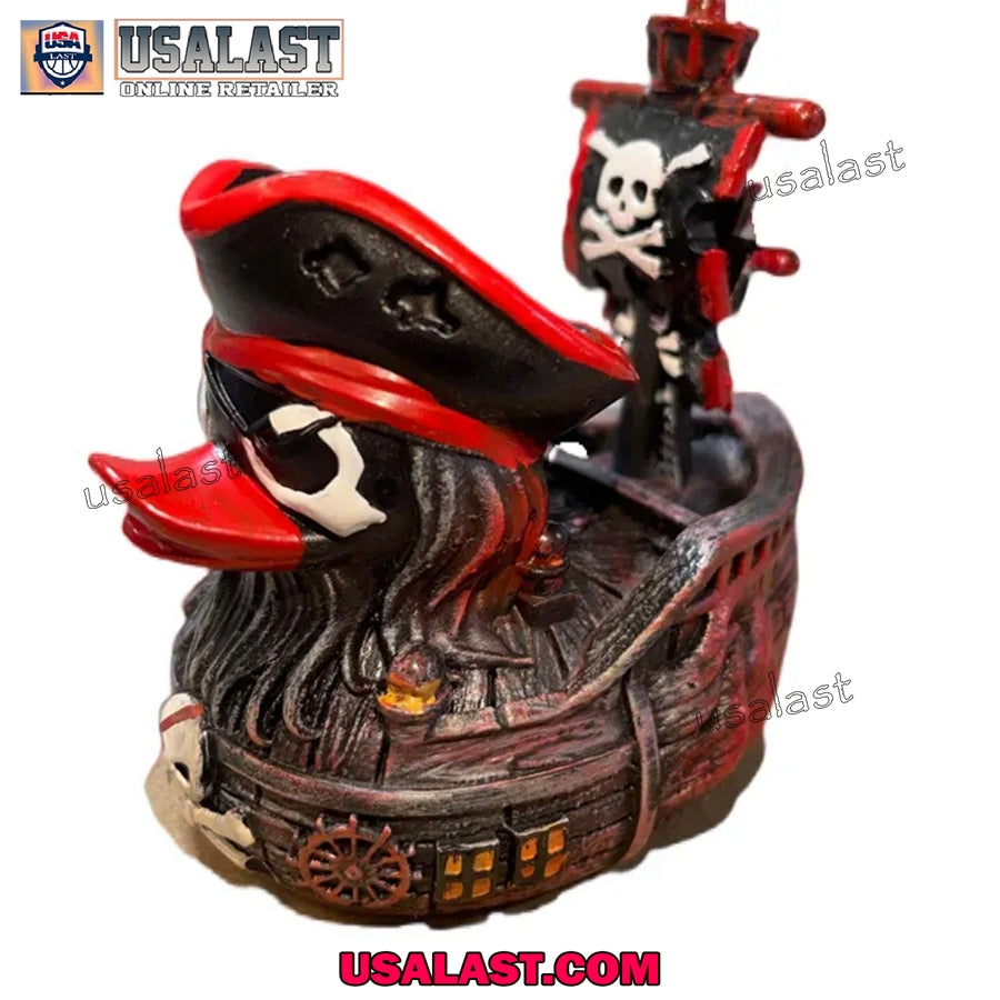 Pirates Of Caribbean Resin Duck Figure Ornament