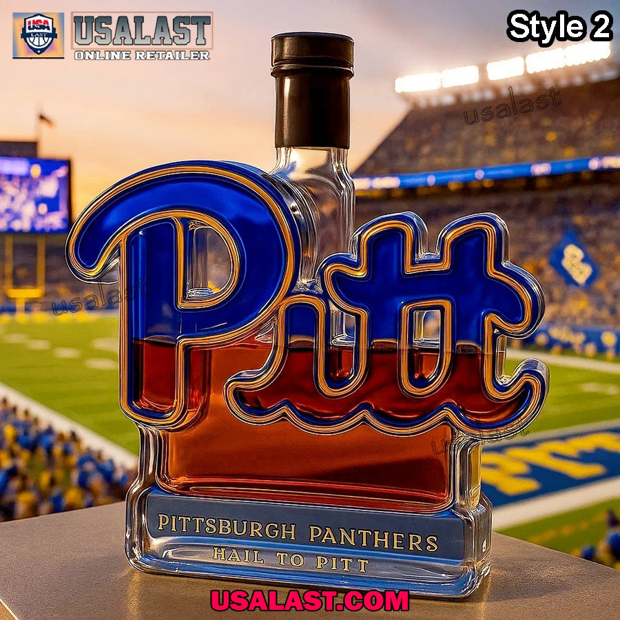 Pittsburgh Panthers Limited Edition Whiskey Bottle