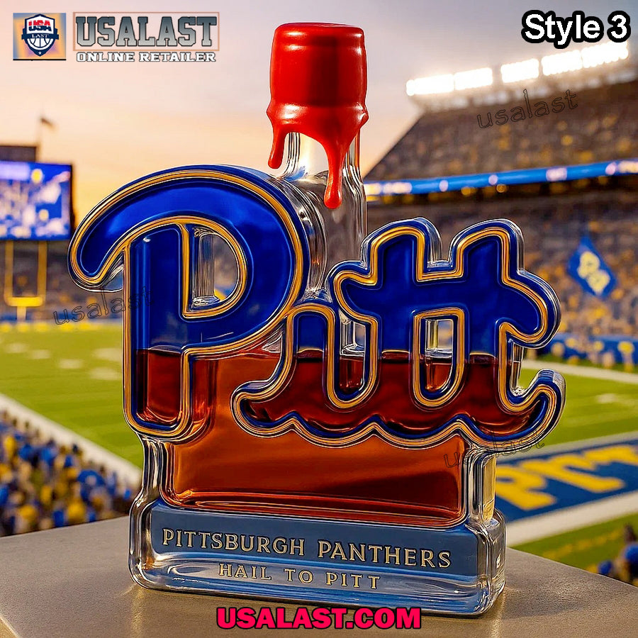 Pittsburgh Panthers Limited Edition Whiskey Bottle