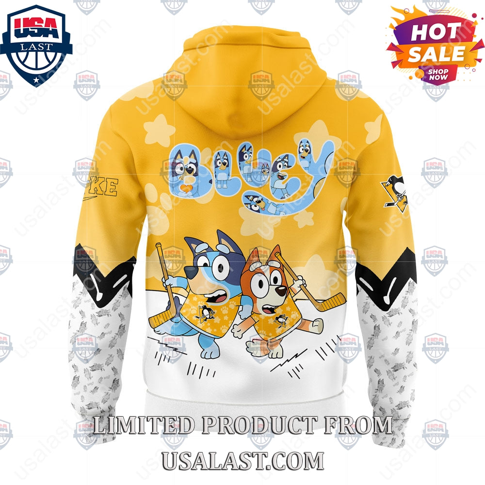 Pittsburgh Penguins NHL Bluey and Bingo Hoodie
