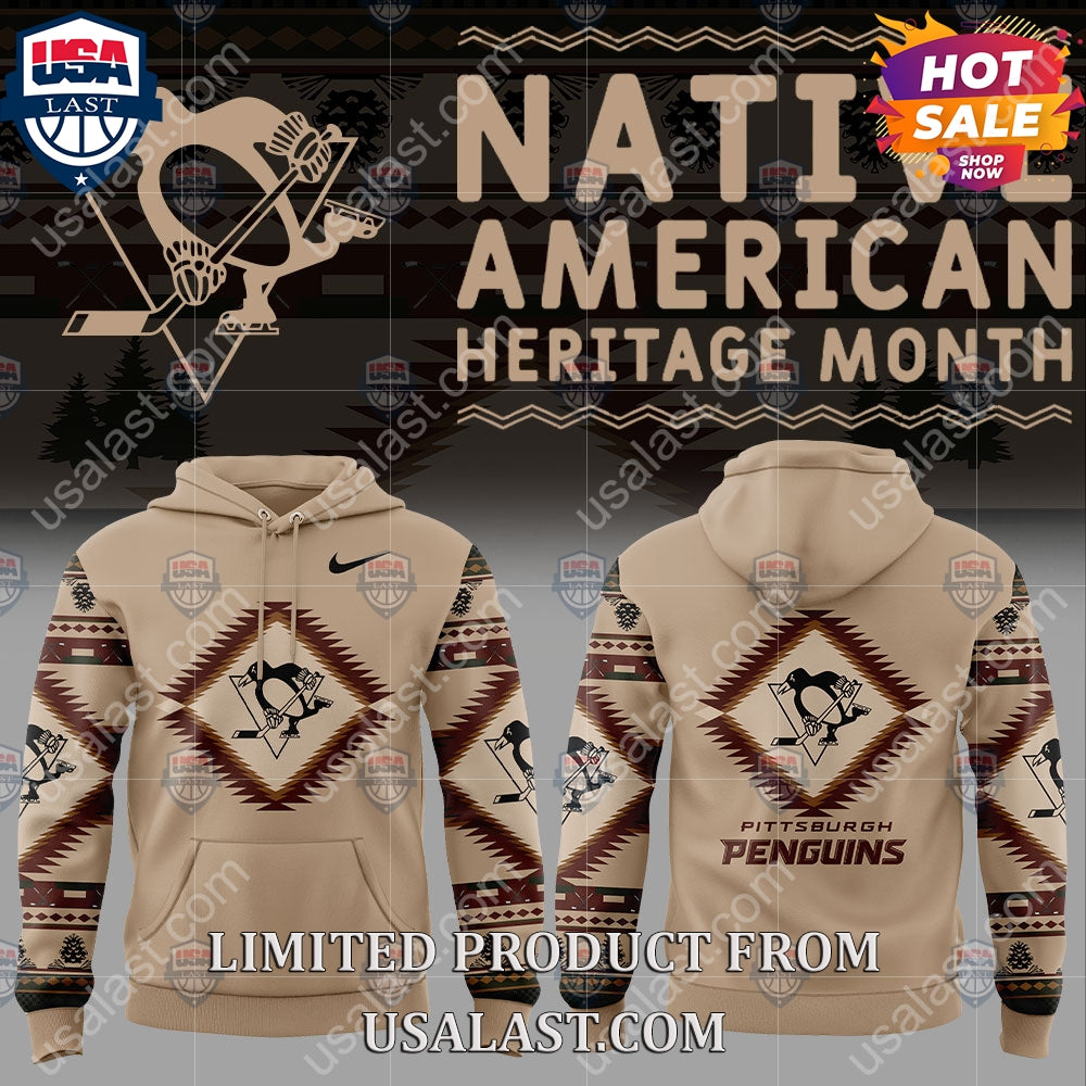 Pittsburgh Penguins NHL Native American Heritage Month Hoodie