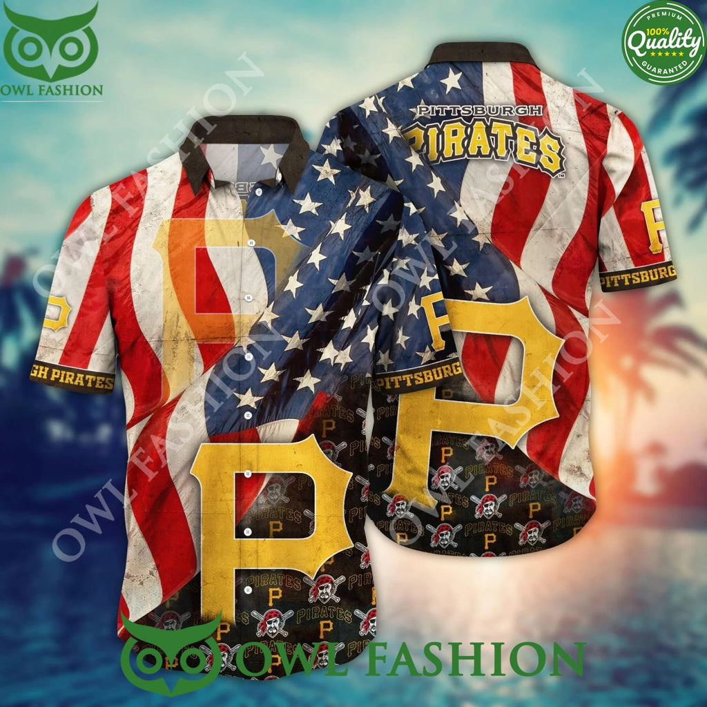 Pittsburgh Pirates MLB Baseball Champion Hawaiian Shirt Independence Day