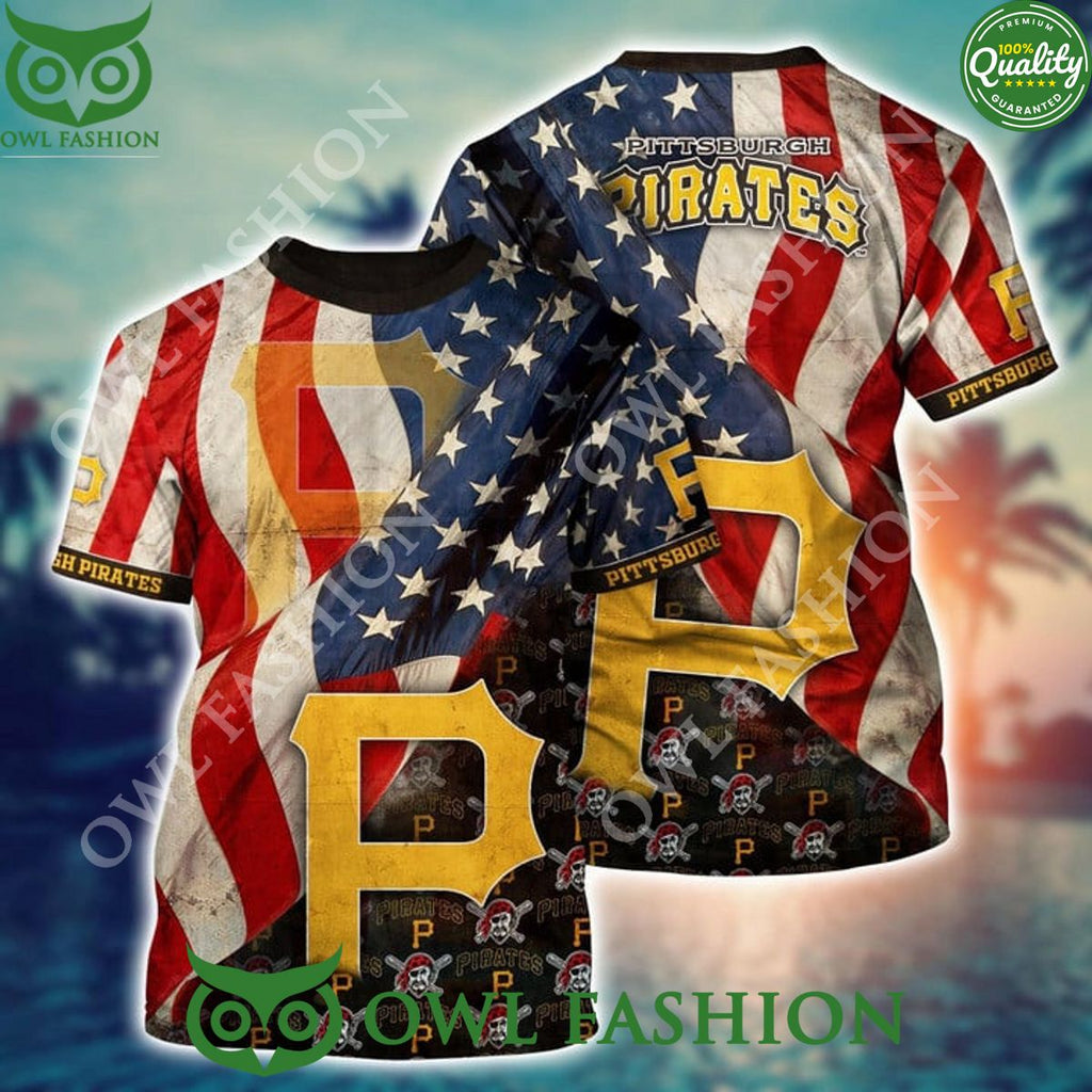 Pittsburgh Pirates MLB Baseball Champion Hawaiian Shirt Independence Day