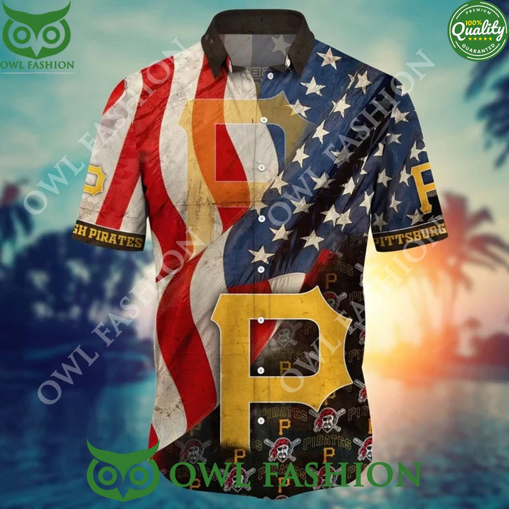 Pittsburgh Pirates MLB Baseball Champion Hawaiian Shirt Independence Day