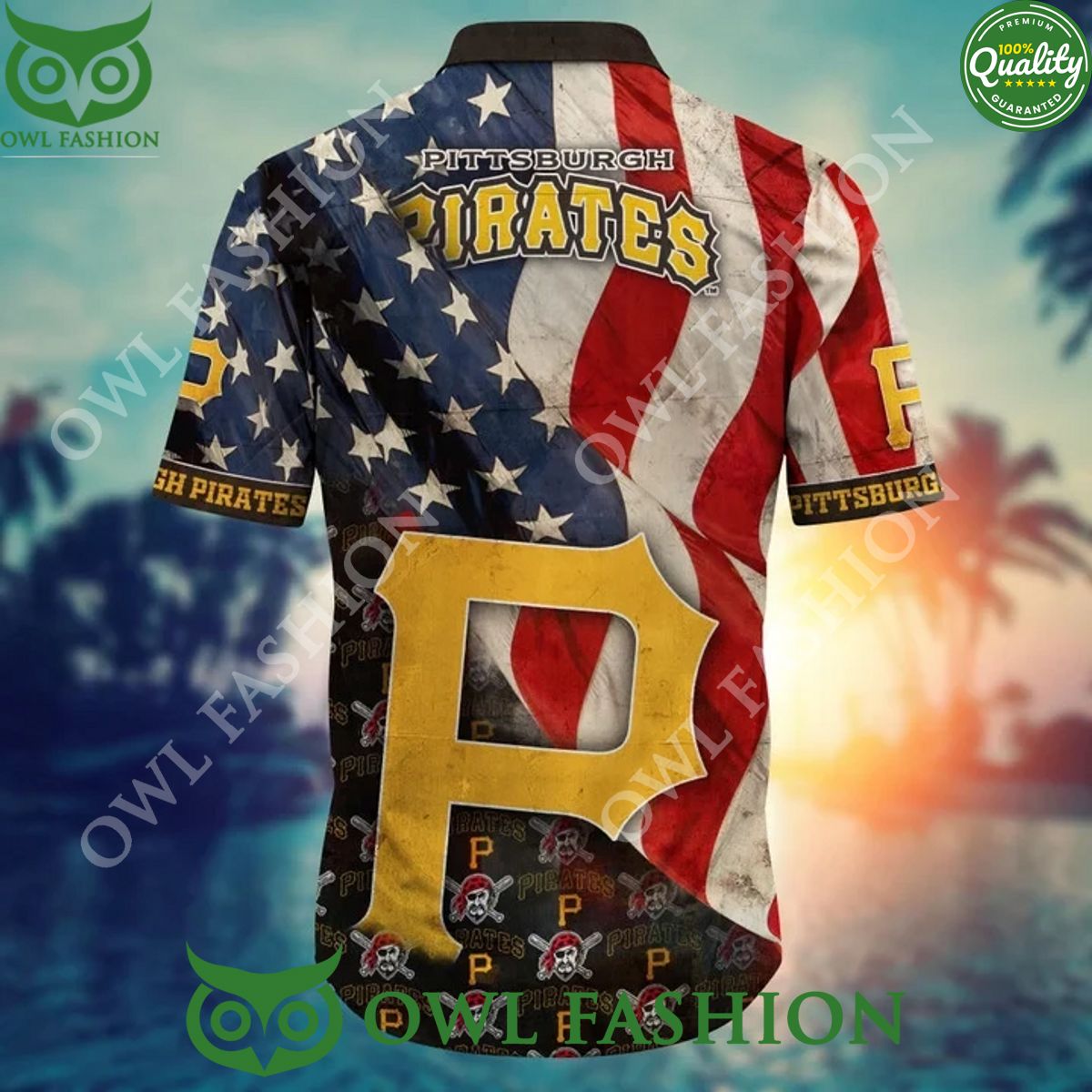Pittsburgh Pirates MLB Baseball Champion Hawaiian Shirt Independence Day