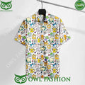 Pkm Emoji Pika Jiggly Eievui Mew Chibi Hawaii shirt Aloha