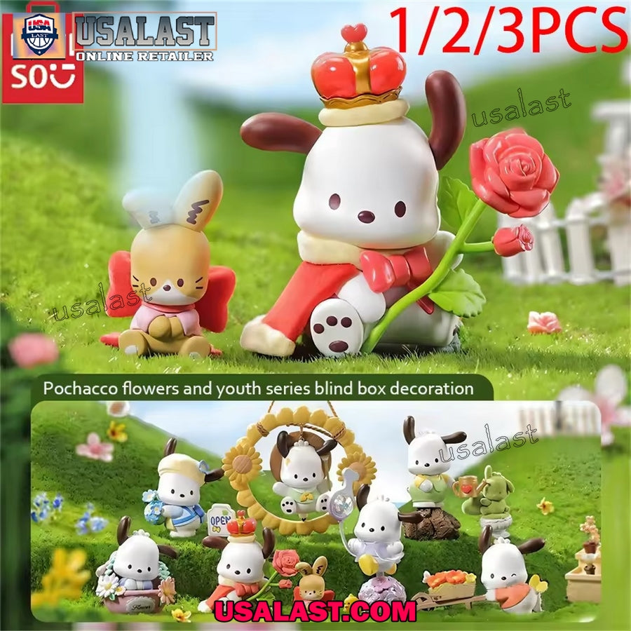 Pochacco Mystery Box – Small Garden Series Handmade Decorative Gift (Random Style)