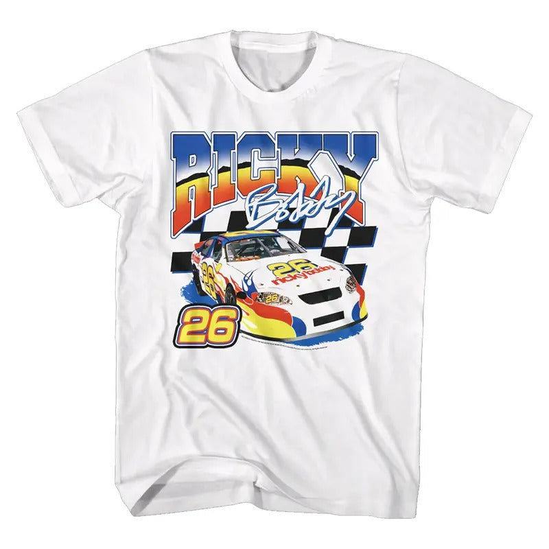 Gildan Checkered Flag Talladega Nights The Ballad Of Ricky Bobby Tee Classic Cotton Menswear Top Embroidered Hoodie Shirt...