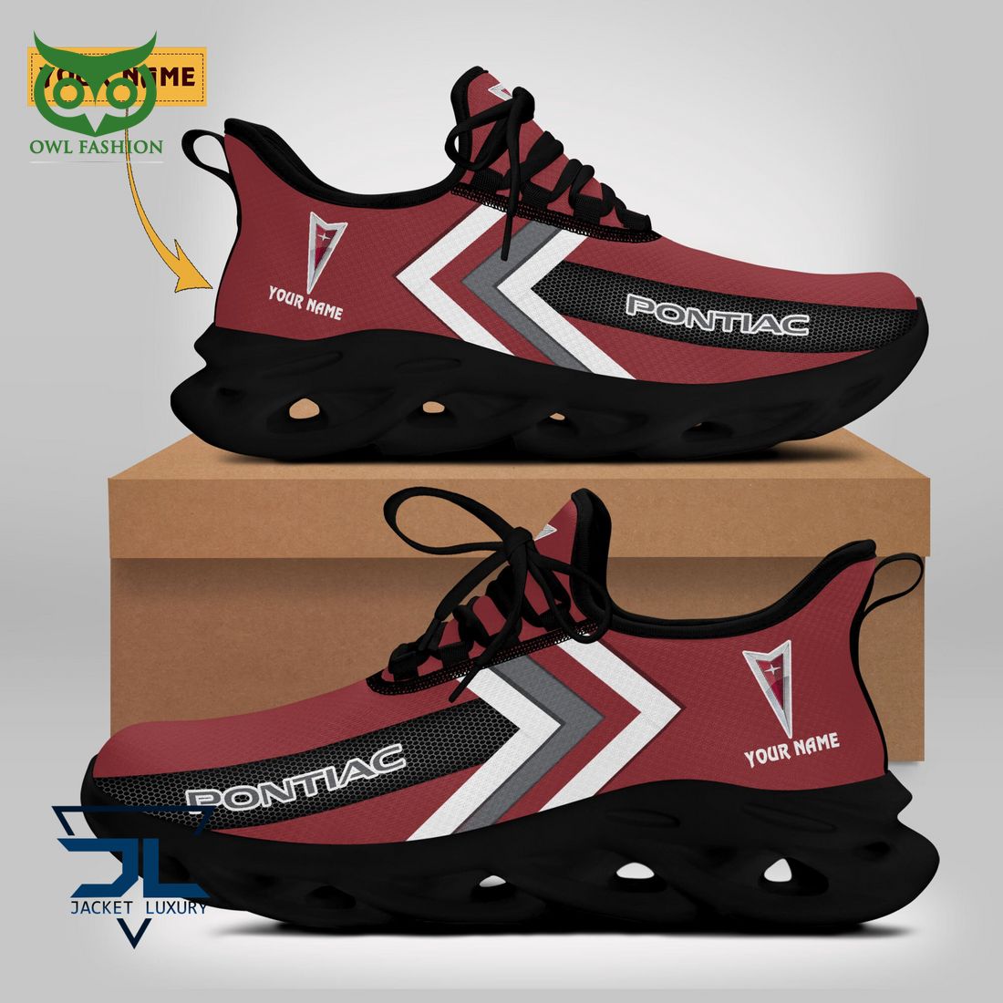 Pontiac Car Brand Max Soul Sneakers