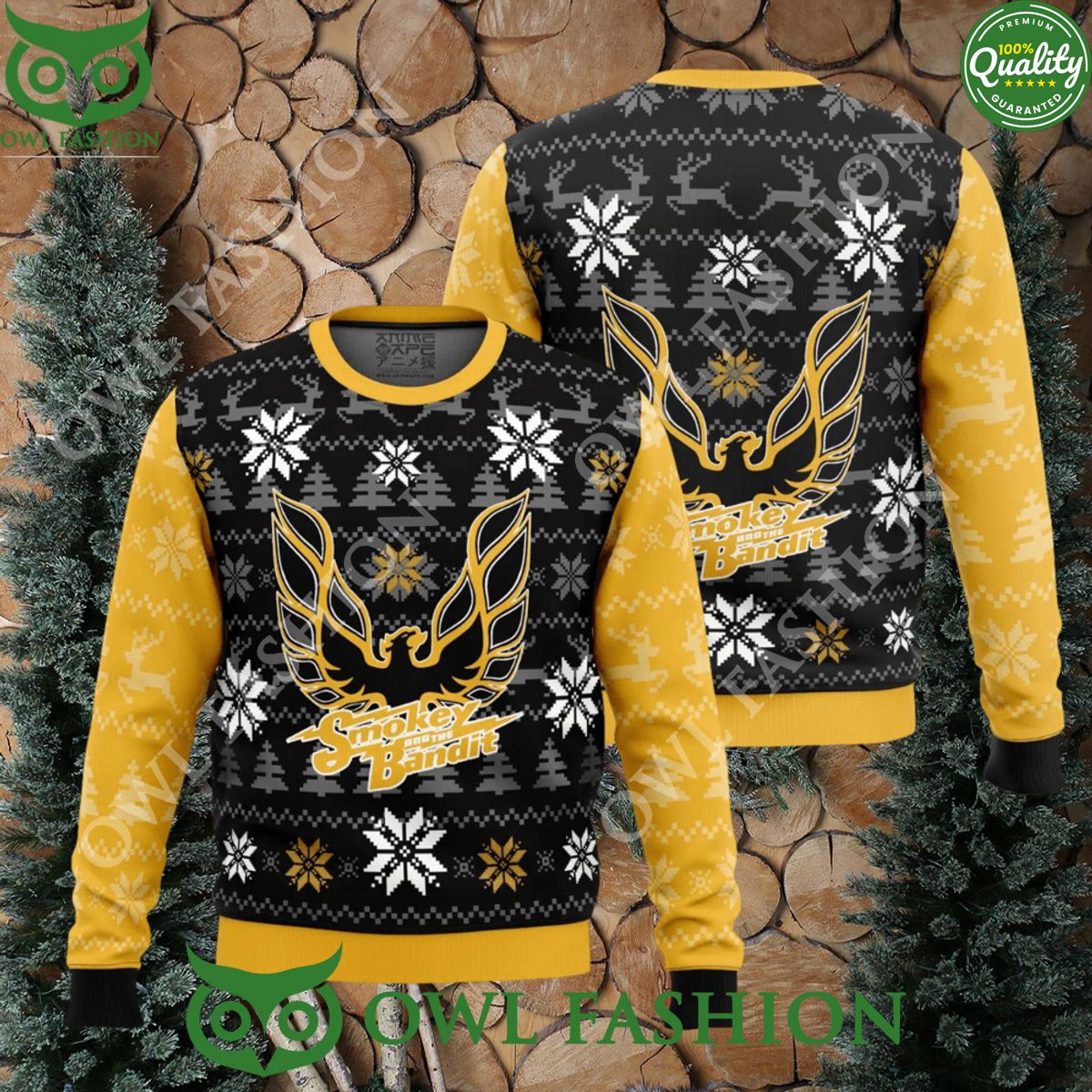 Pontiac Firebird Smokey and the Bandit Ugly Christmas Sweater Jumper