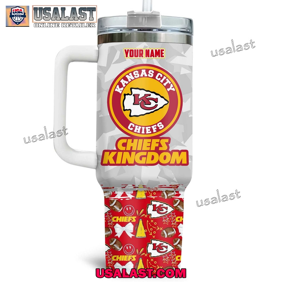 Kansas City Chiefs Custom 40oz Tumbler Cup