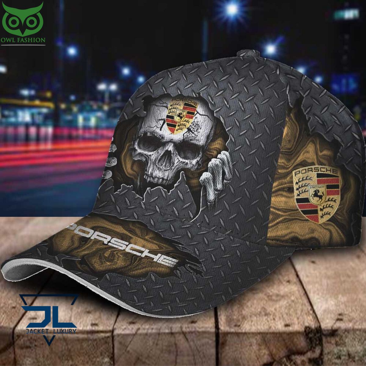 Porsche Metall Skull Classic Cap
