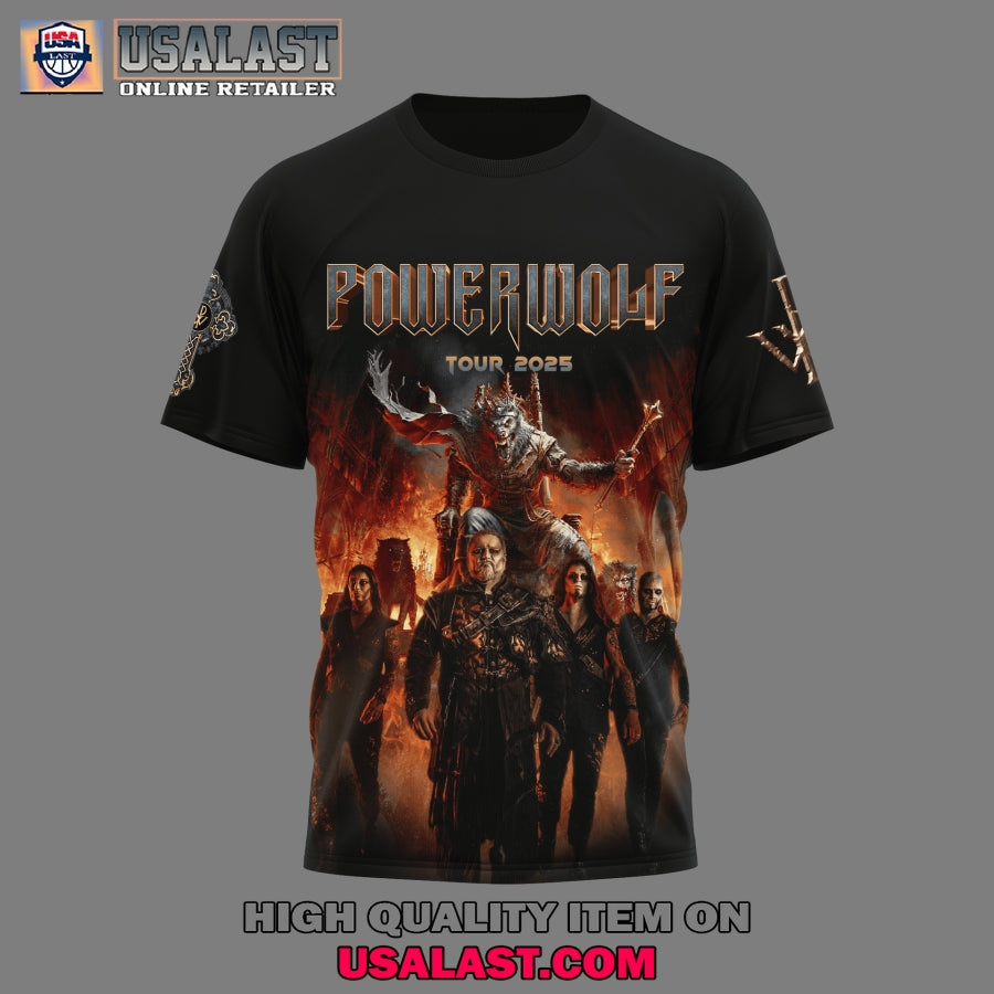 Powerwolf Tour 2025 We Drink Your Blood 3D Shirt