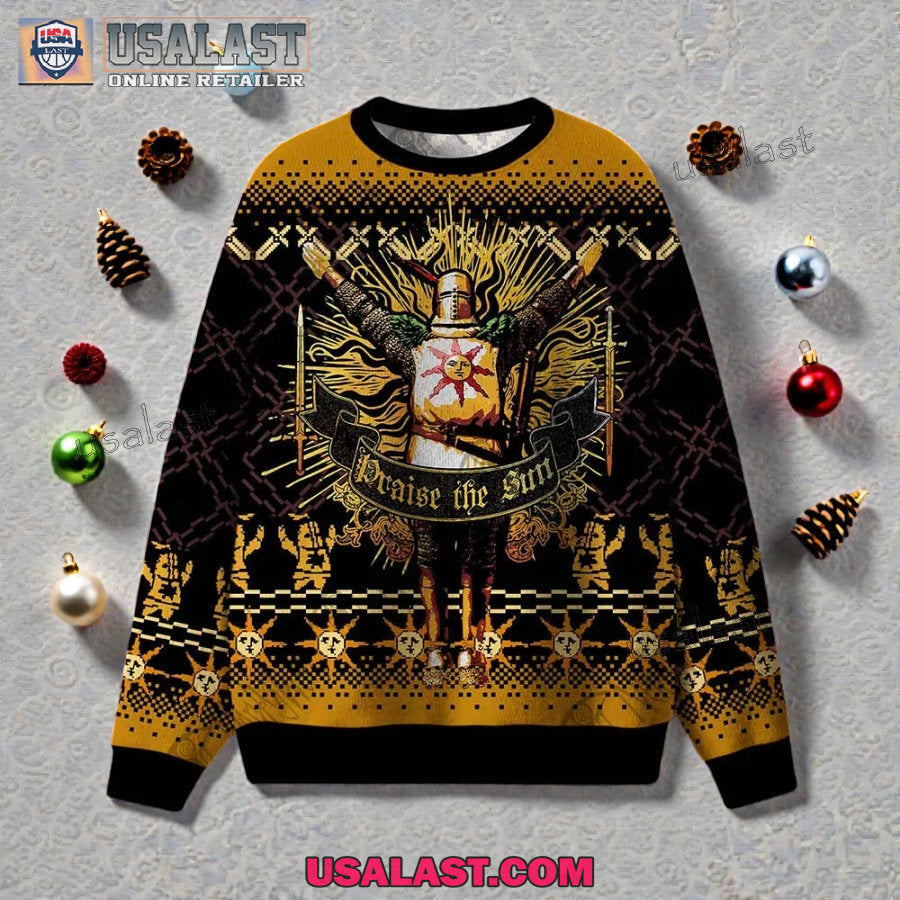 Praise the Sun Ugly Christmas Sweater