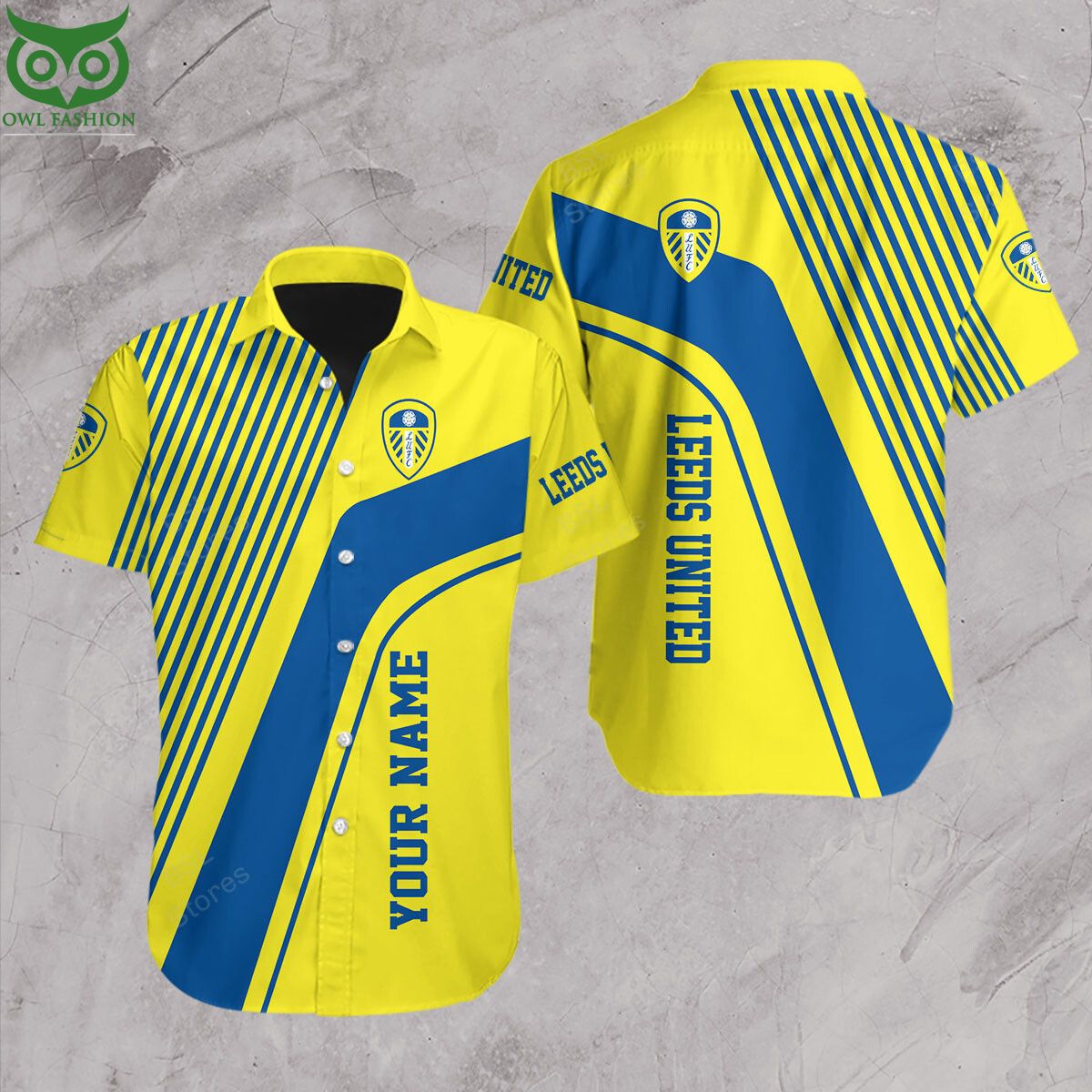 Premier League Leeds United Customized Hawaiian Shirt Short