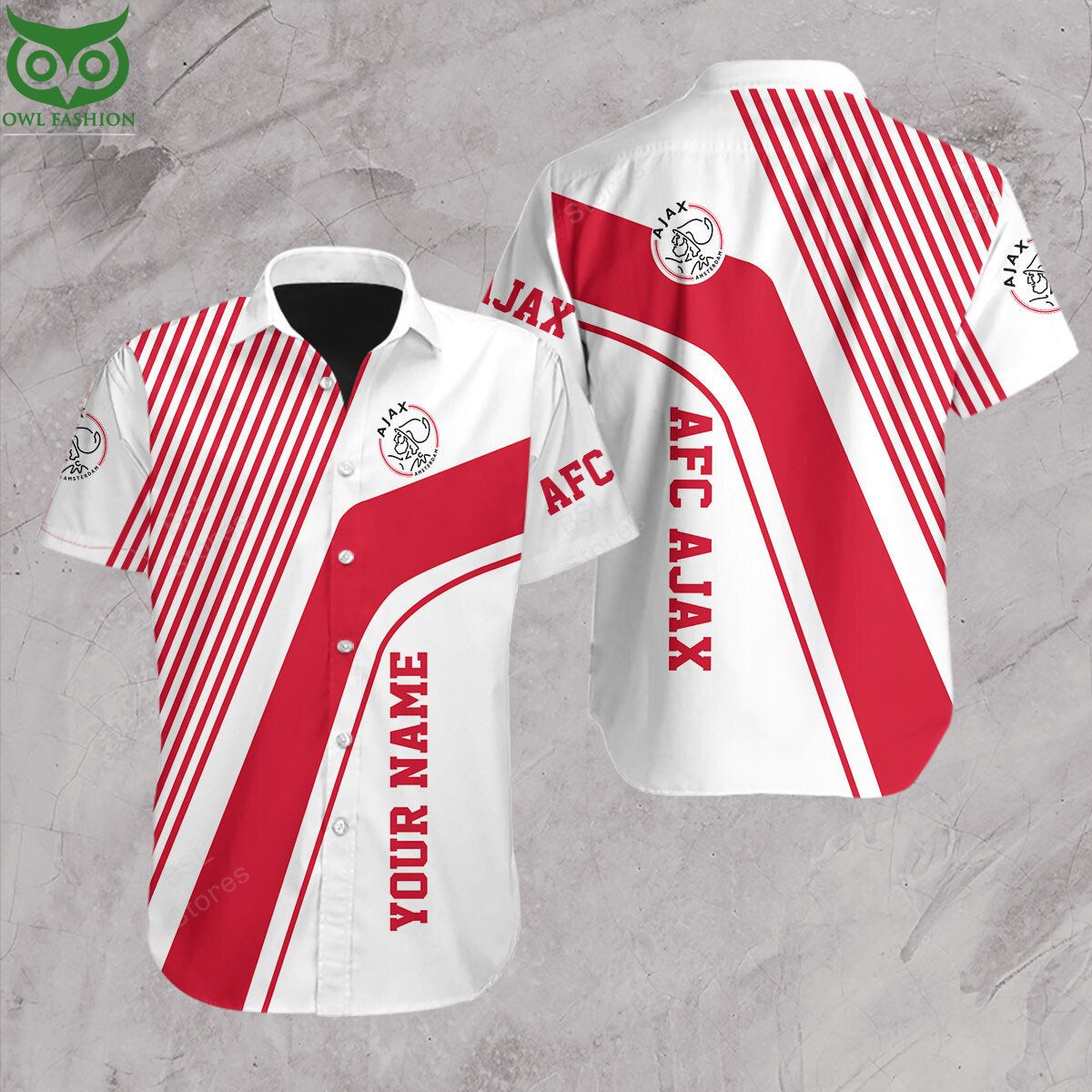 Premium Ajax Amsterdam UEFA LaLiga Hawaiian Shirt Short