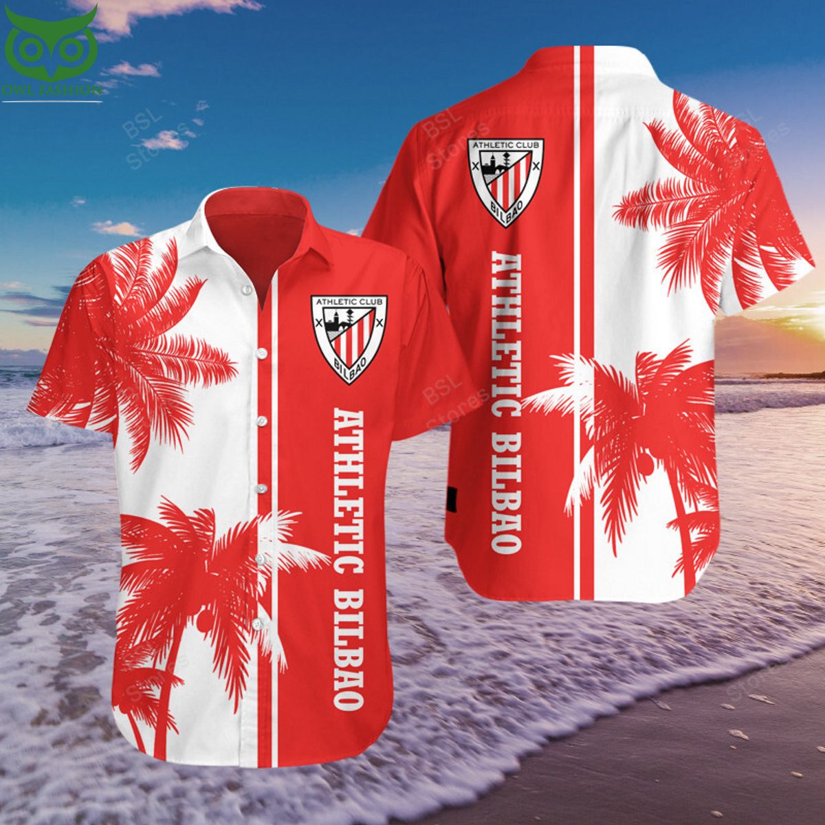 Premium Athletic Club UEFA LaLiga Hawaiian Shirt Short