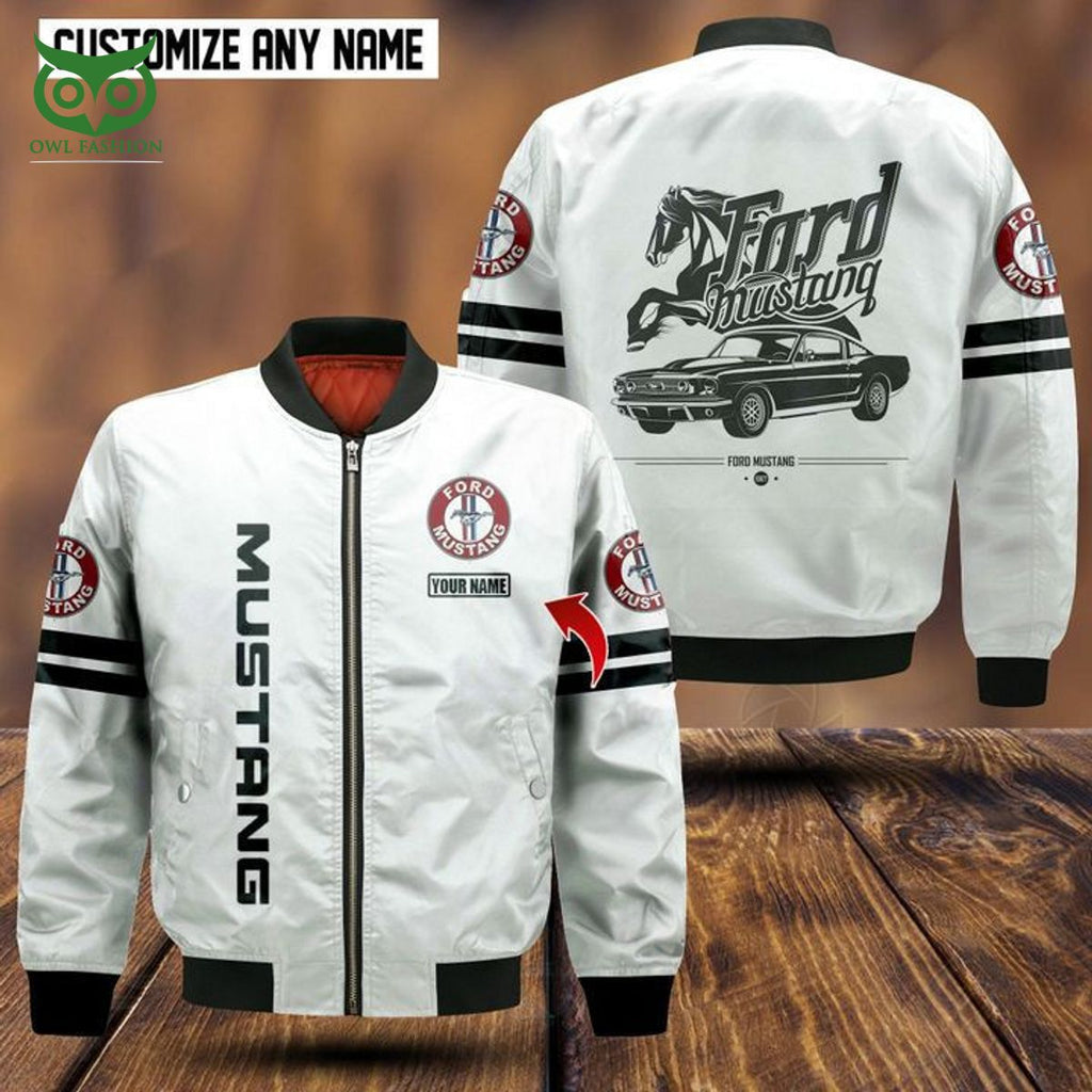 Premium Car Brand Mustang Ford 3D Bomber Jacket