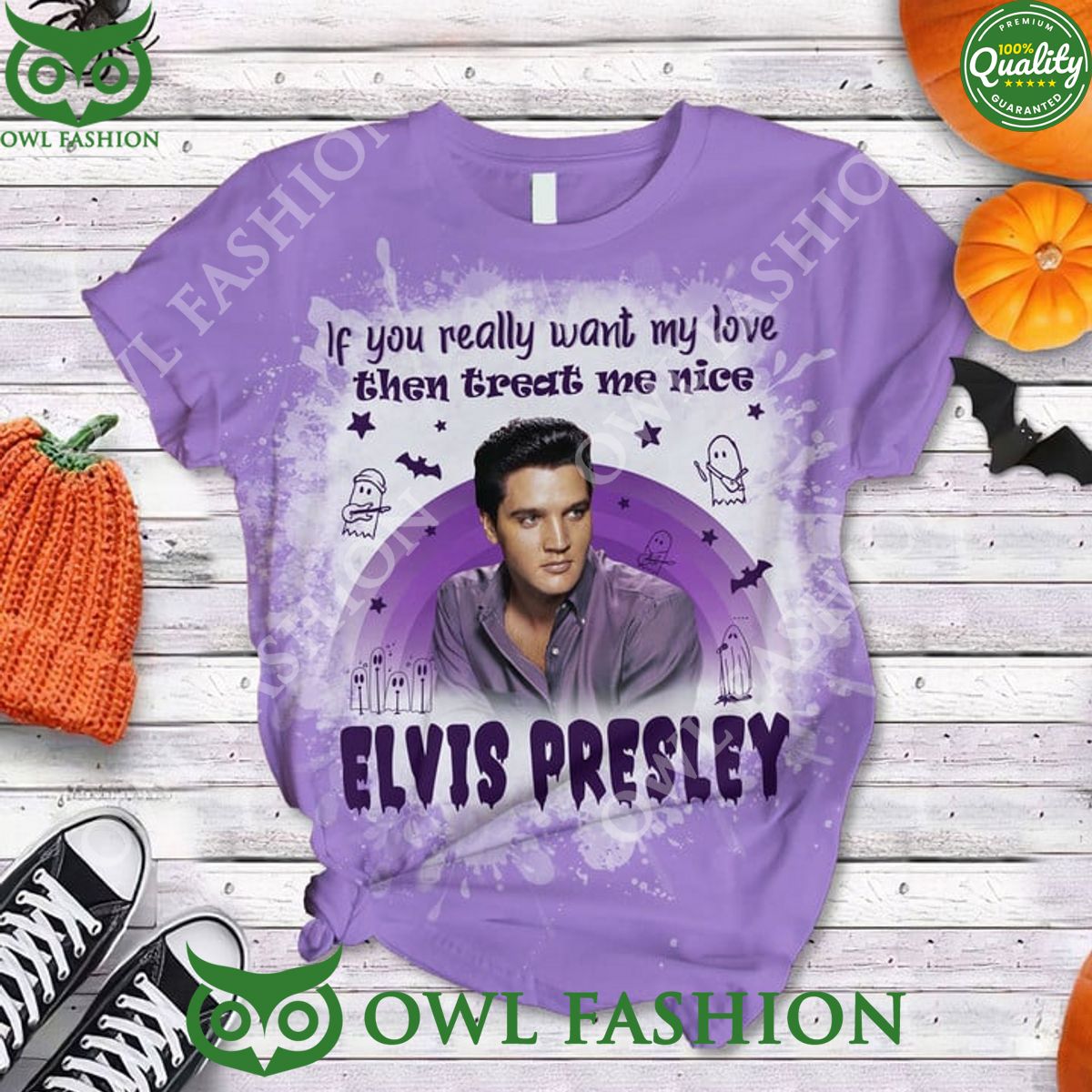 Premium Elvis Presley Halloween Vibe Pajamas Set