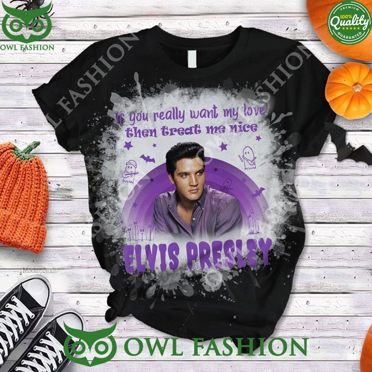 Premium Elvis Presley Halloween Vibe Pajamas Set