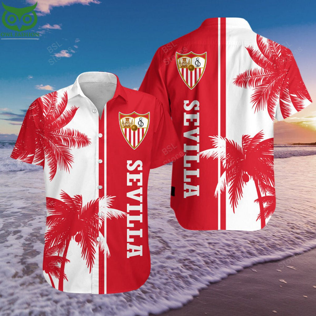 Premium Sevilla UEFA LaLiga Hawaiian Shirt Short