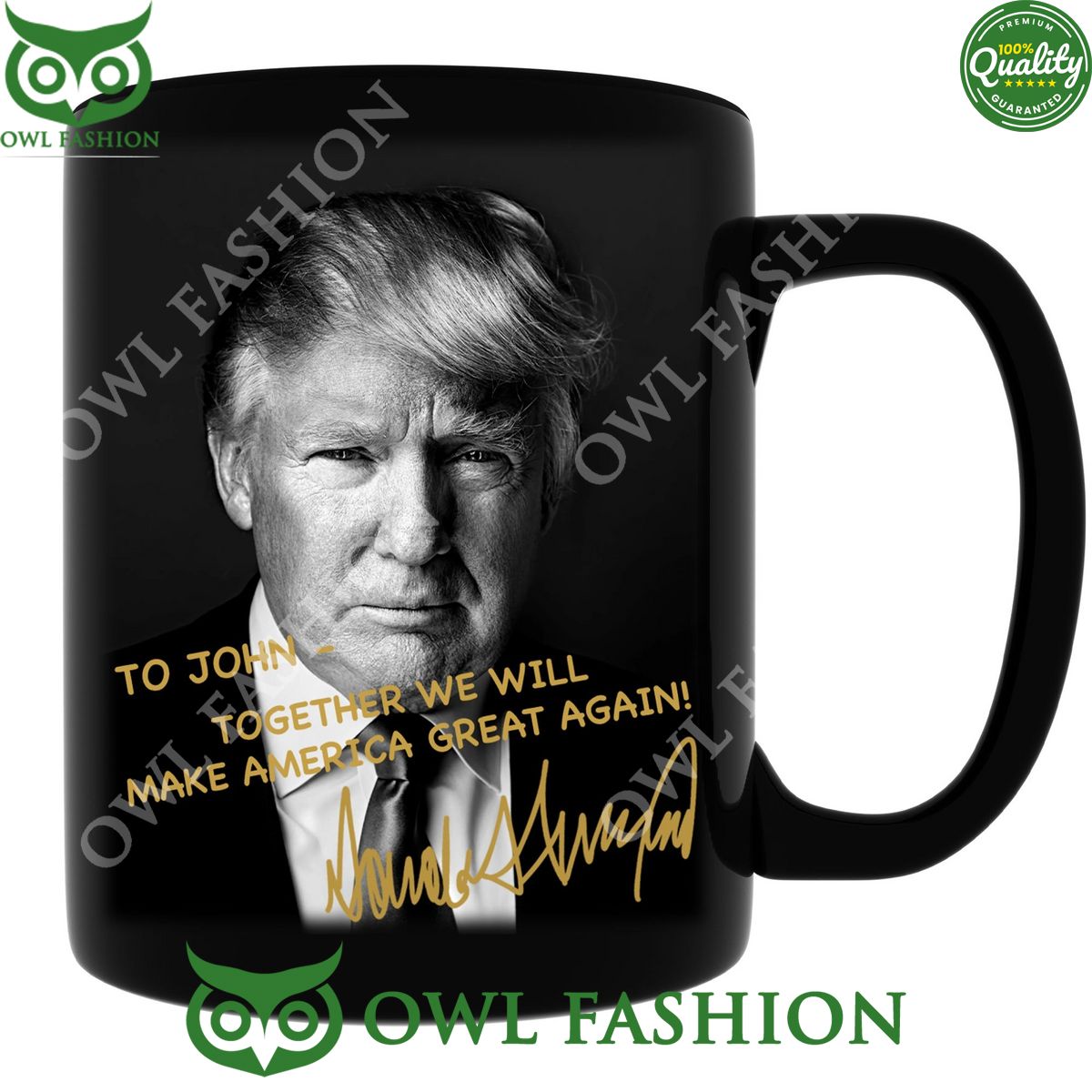 President Donald Trump Autographed Makes America Great Again Mug
