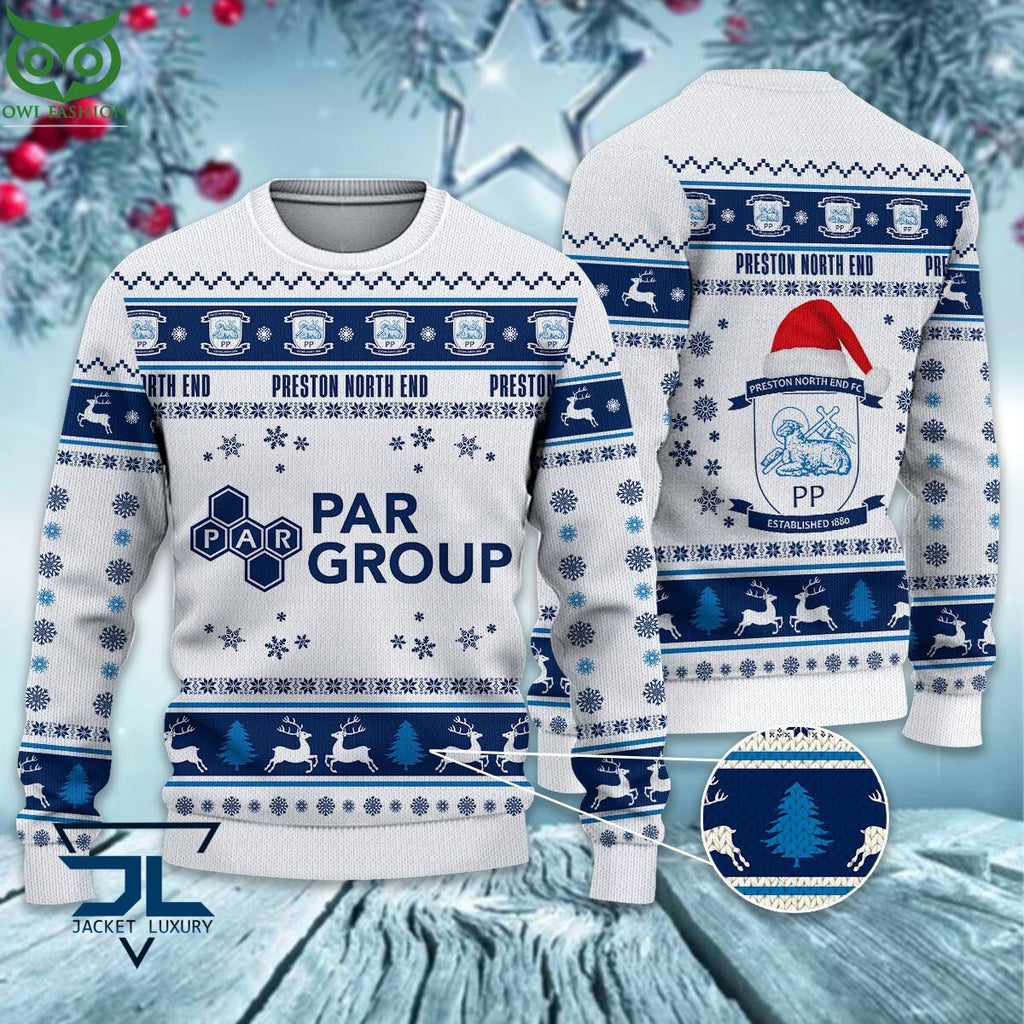 Preston North End F.C EPL League Cup Ugly Sweater