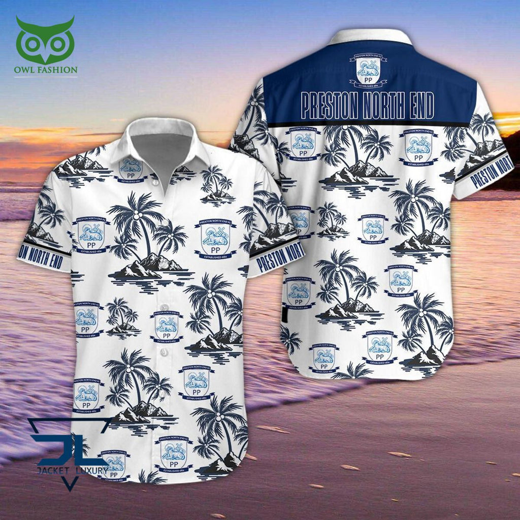 Preston North End F.C Premier League Championship Hawaiian Shirt Shorts