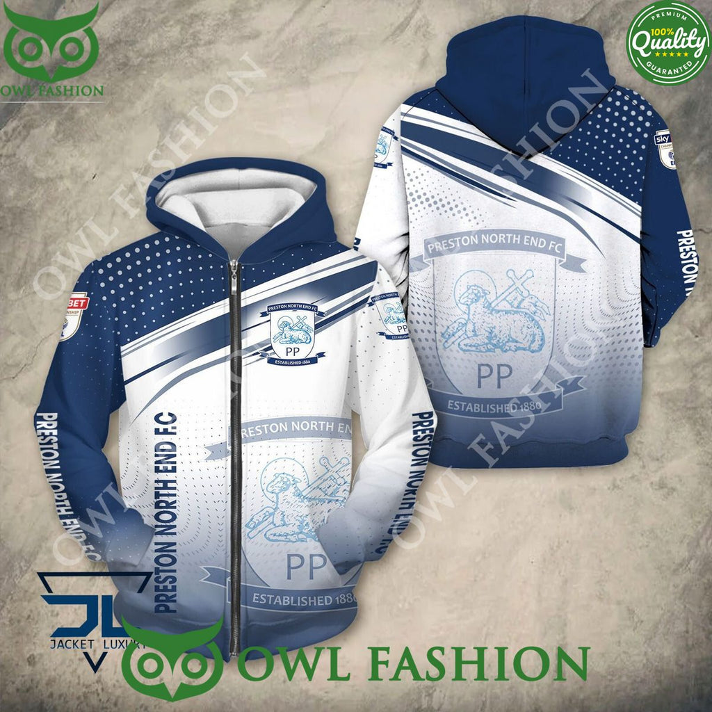 Preston North End Football Club Logo Hoodie Shirt 2024