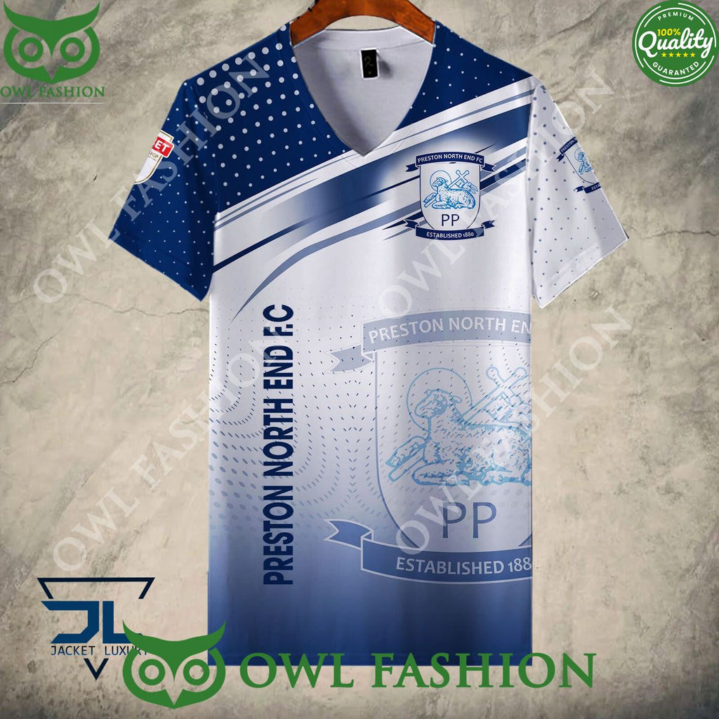 Preston North End Football Club Logo Hoodie Shirt 2024
