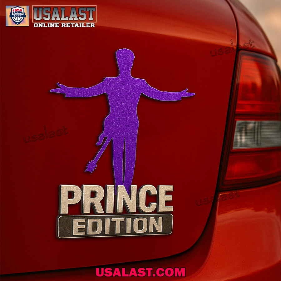 Prince Edition Car Emblem Custom 3D Badge