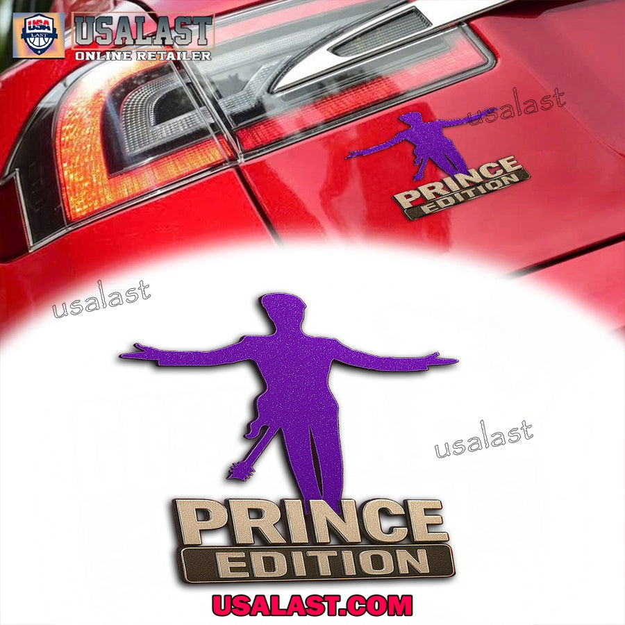 Prince Edition Car Emblem Custom 3D Badge