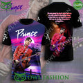 Prince Lyrics Music Guitar 3D t Shirt