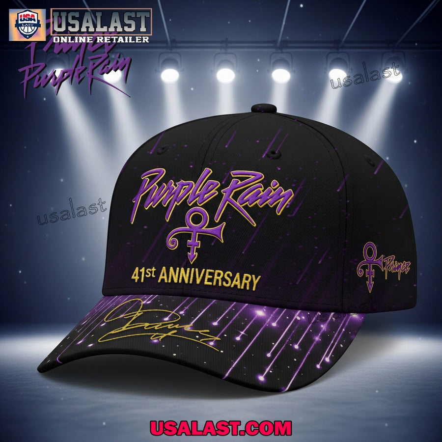Prince Purple Rain 41st Anniversary Classic Cap