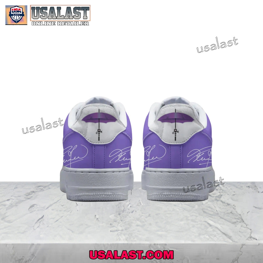 Prince Purple Rain Umbrella Air Force Shoes