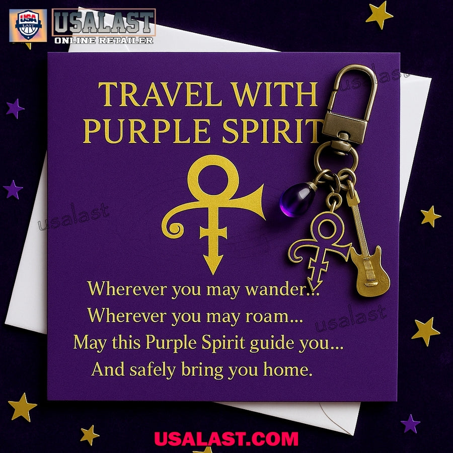 Prince Purple Spirit Multi Charm Keychain