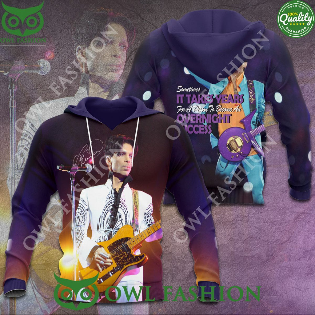 Prince Sometimes Takes Years 3D Tshirt Hoodie