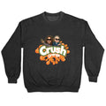 Orange Crush Harris Walz 2024 Crewneck Sweatshirt