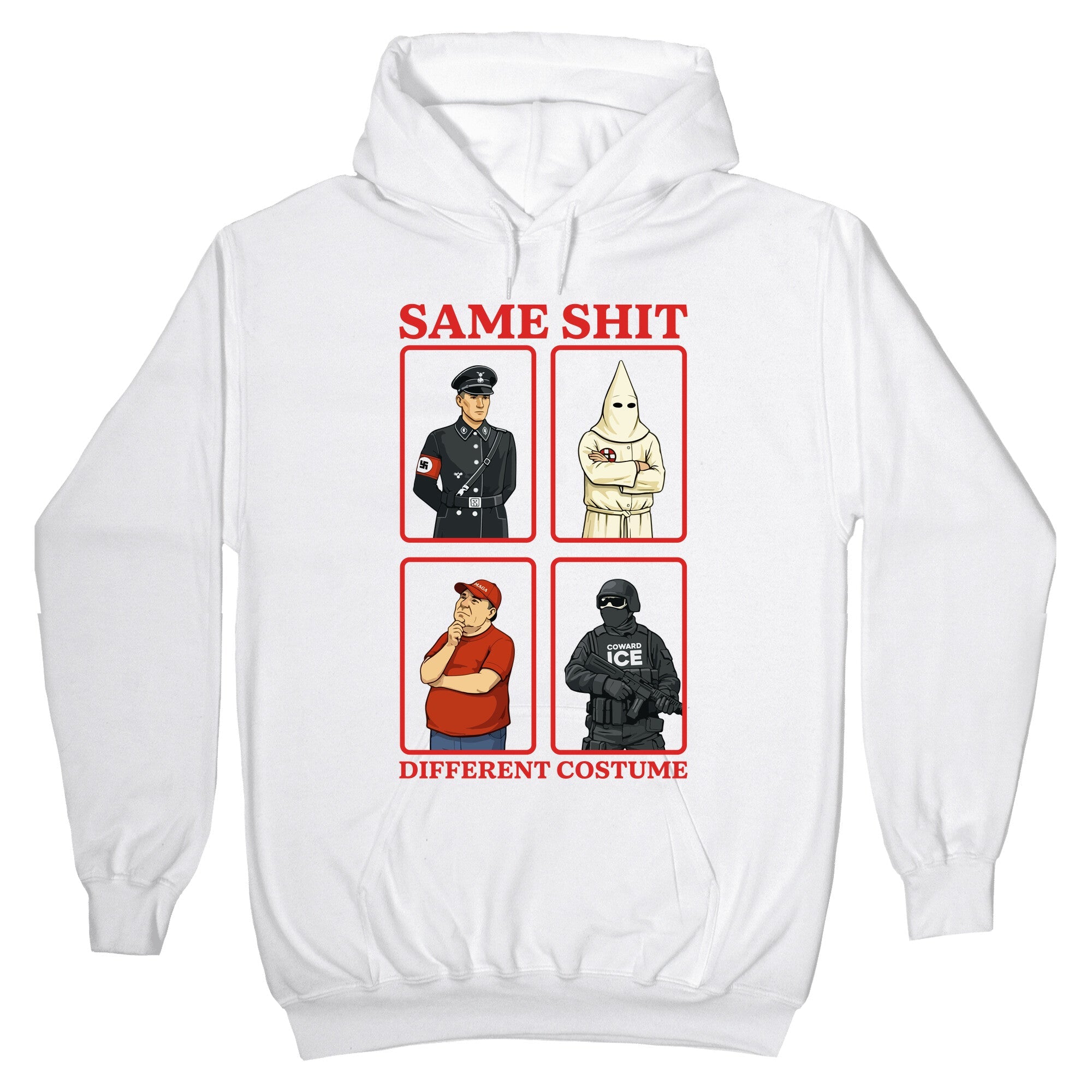 Same Shit Different Costume Hoodie