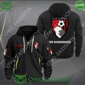 Bournemouth Football Team Customized Premier League Zip Hoodie