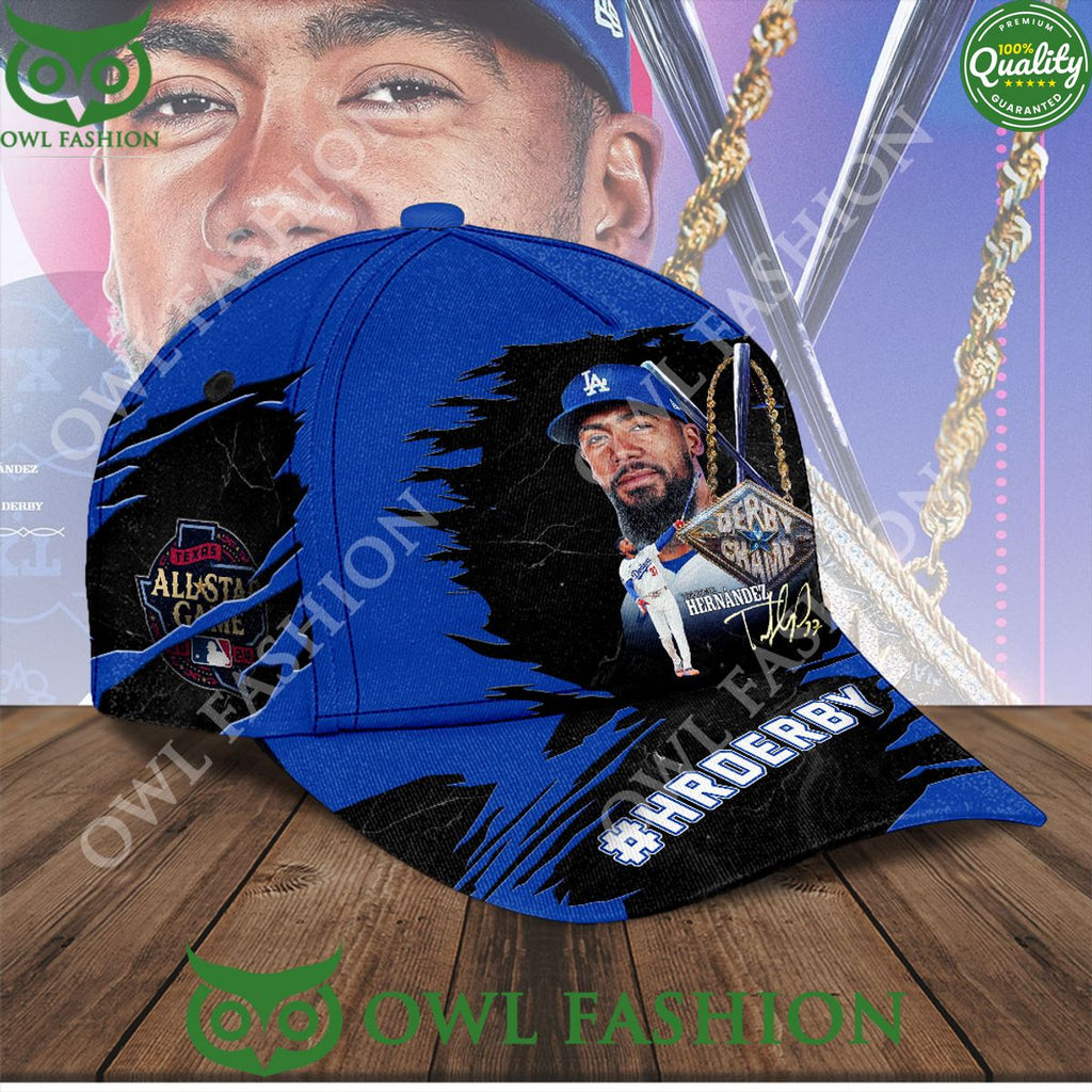 Teoscar Hernandez Los Angeles Dodgers Printed Derby Champ Classic Cap